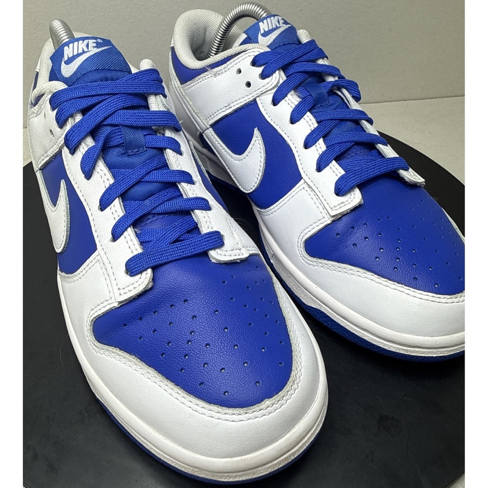 Nike Dunk Low Racer Blue White Reverse Kentucky Mens Sneaker DD1391-401 Size 7.5